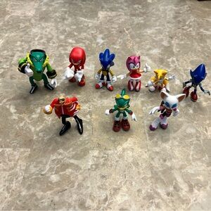 9 Sonic the Hedgehog Action Figures